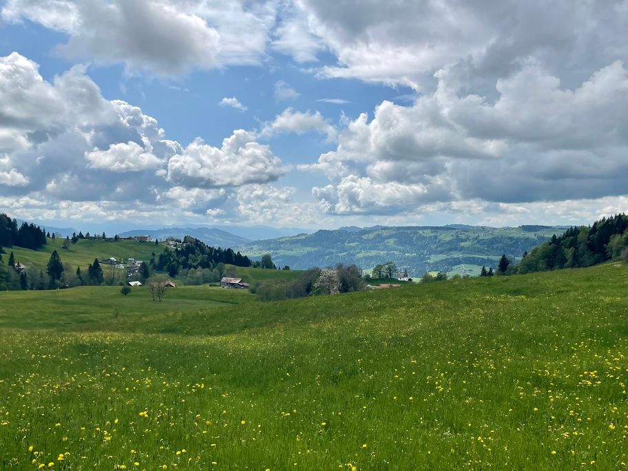 Blick auf den Ortsteil Hagspiel