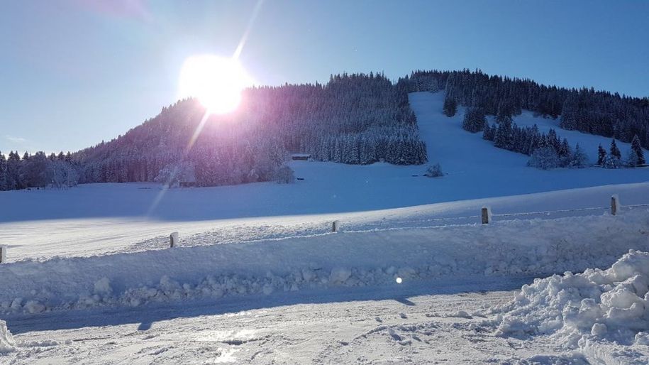 Ochsenkopf Aussicht vom Balkon