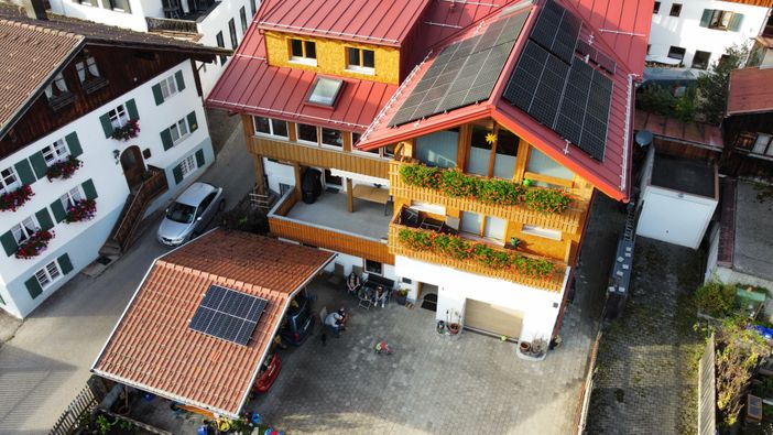 Haus von oben