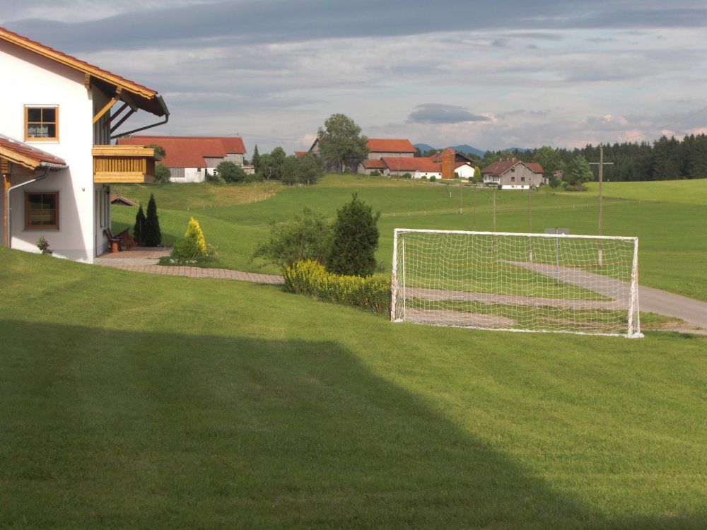Bolzplatz mit großem Tor
