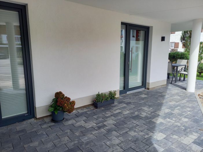 Eingang Ferienwohnung Alpenrose