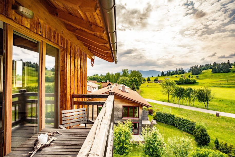 Aussicht vom Balkon