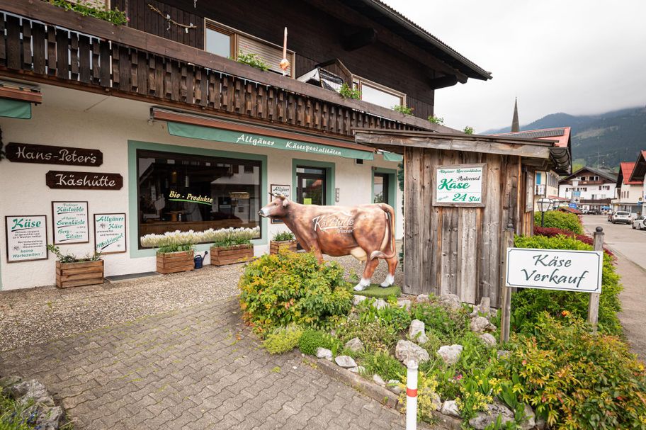 Käseverkauf in Fischen i. Allgäu
