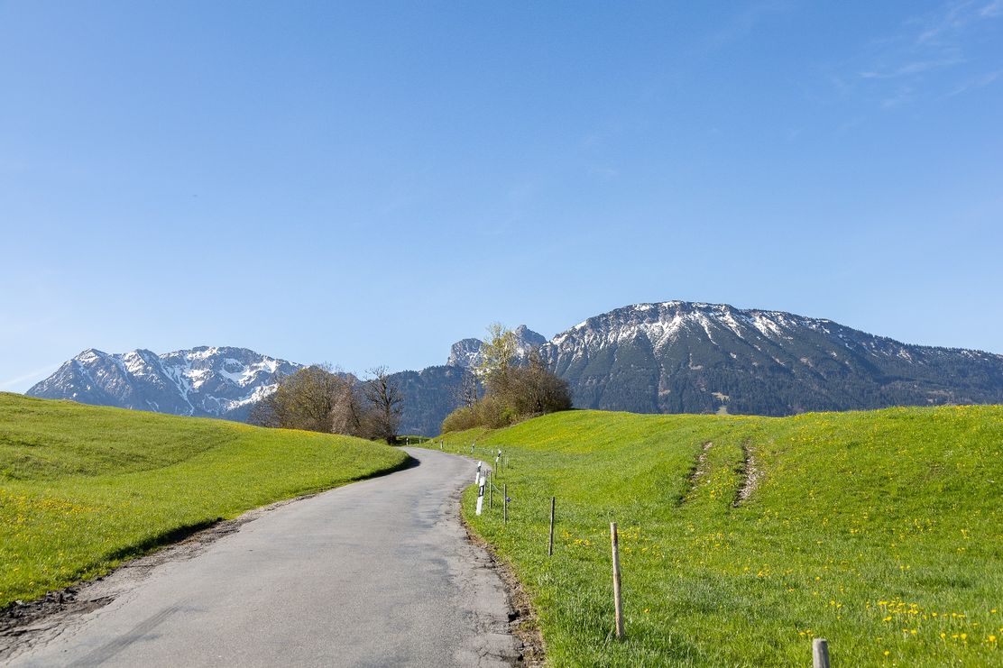 König Ludwig Weg in Richtung Pfronten-Meilingen