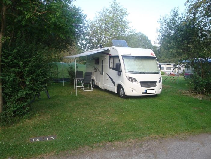 Rasenstellplatz Wohnmobil