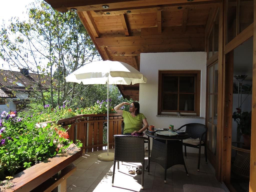 terasse ferienwohnung