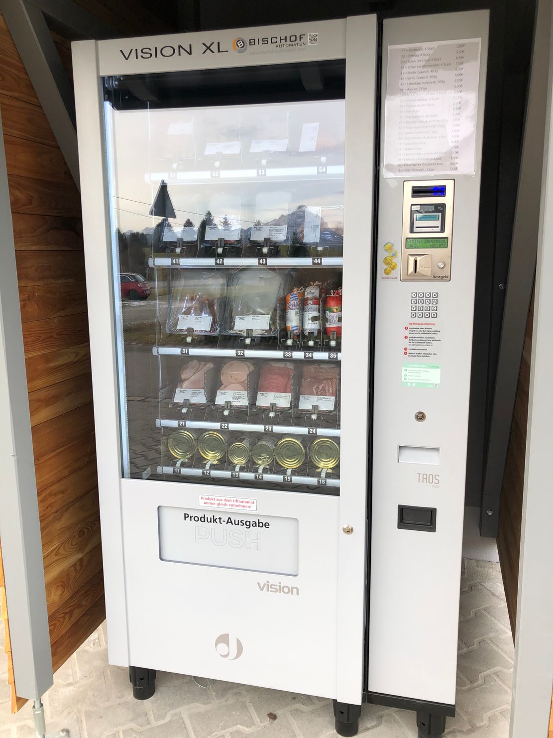 Automat Metzgerei Riedhofer