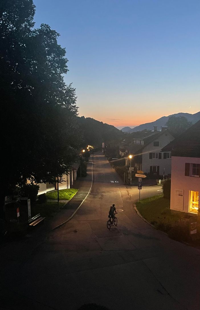 Sommerabende auf dem Balkon