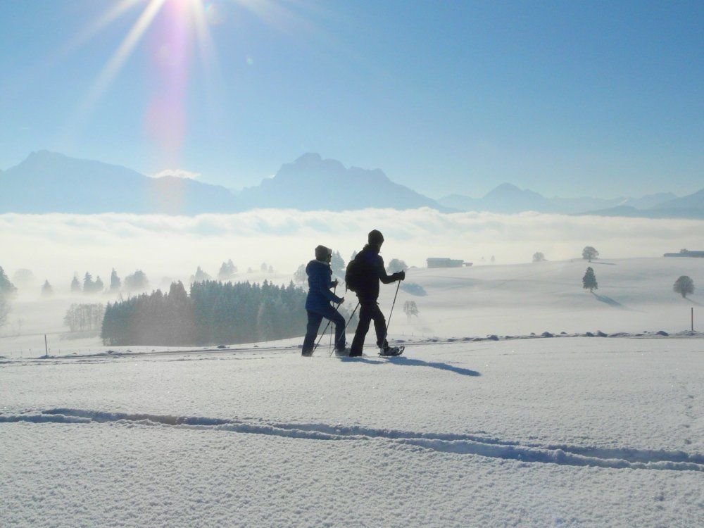 Berghof Kinker RoÃŸhaupten- Ein Wintertraum Schneeschuhwandern