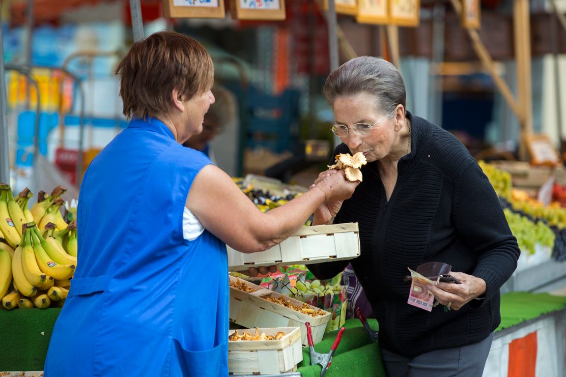 Leutkirch Wochenmarkt Markttag