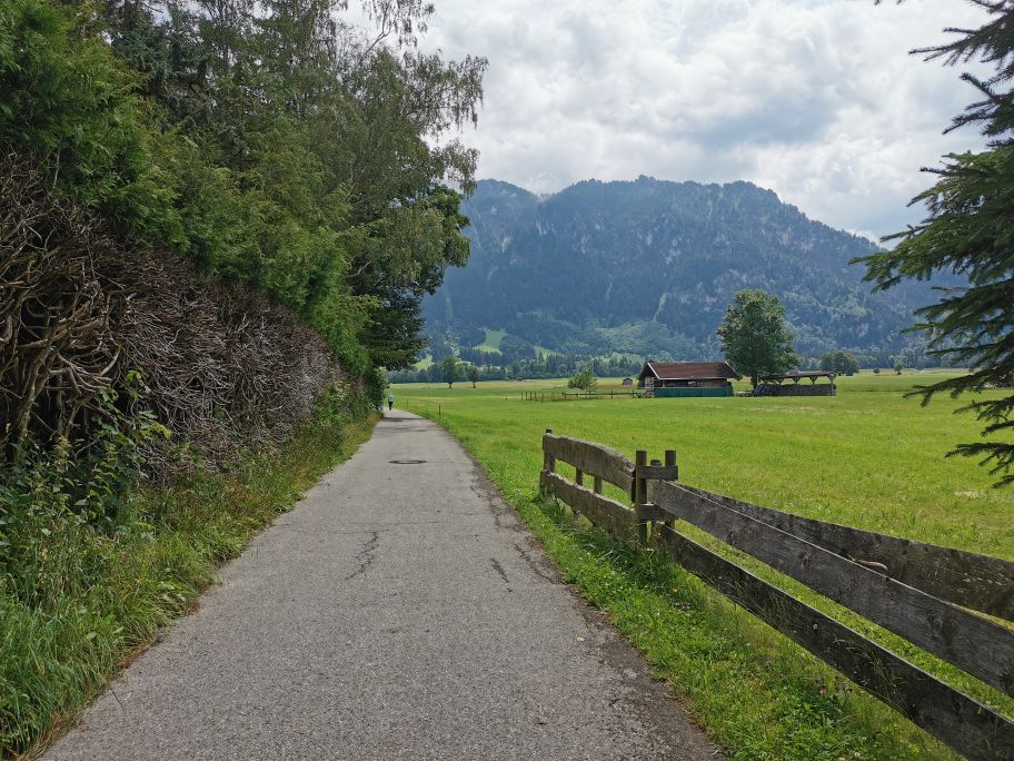 Deichelweg Schwangau, Richtung Tegelbergbahn