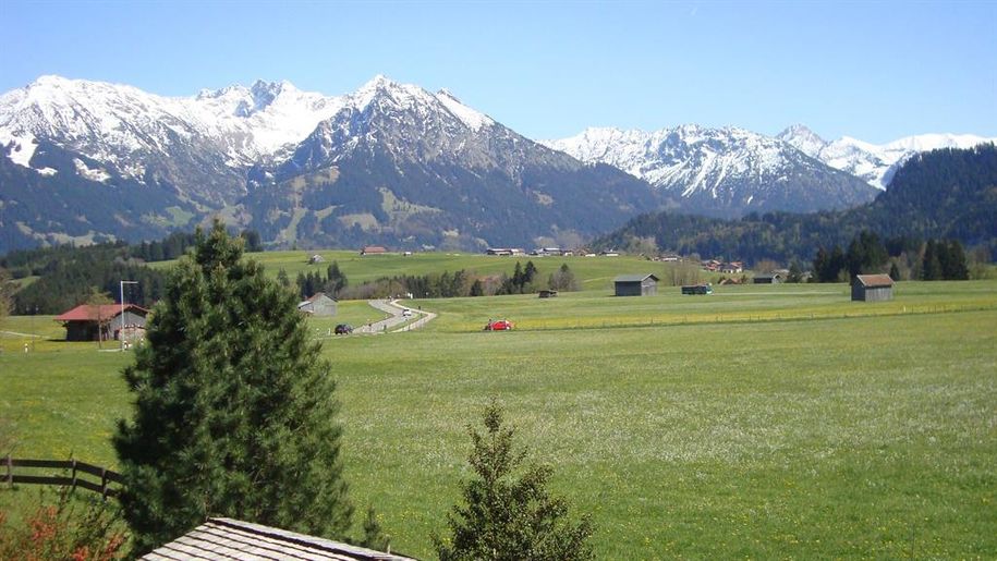 Blick vom Balkon
