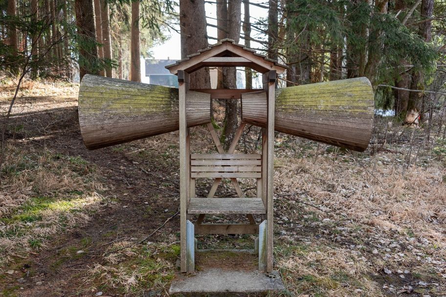 Hörtrichter im Wald: Hinsetzten - lauschen - Natur genießen!