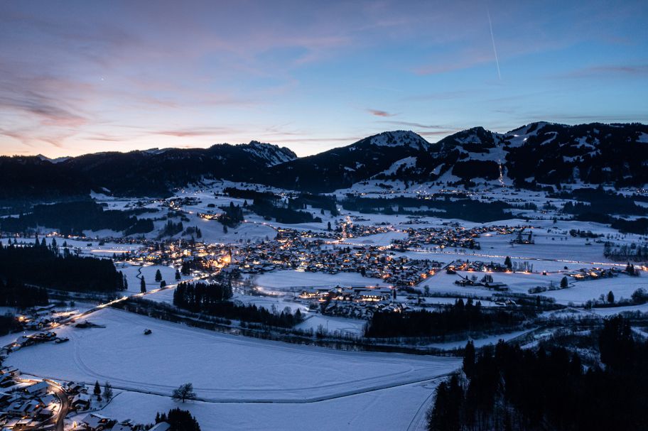 Ortsansicht von Fischen im Allgäu