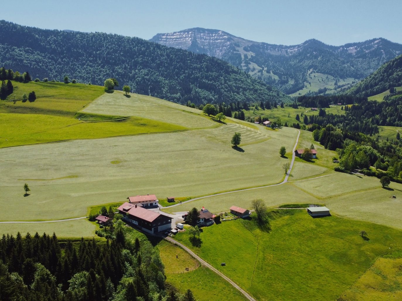 Drohnenaufnahme Hochgrat
