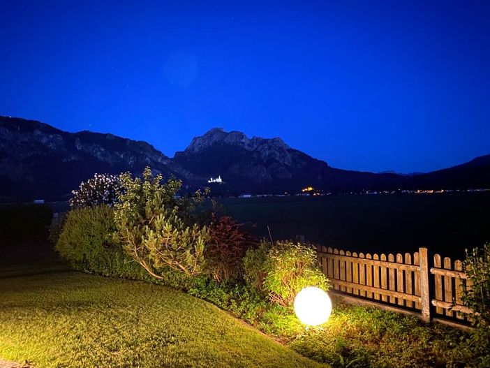 Ausblick vom Garten