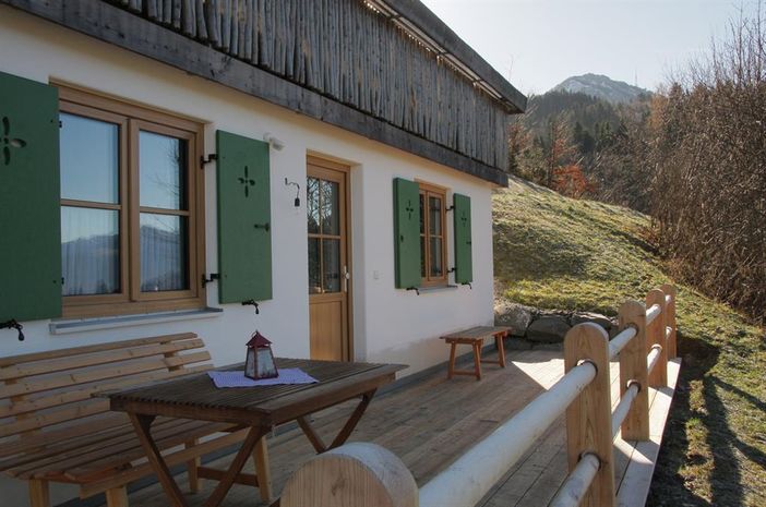 Eingang & Terrasse Ferienwohnung