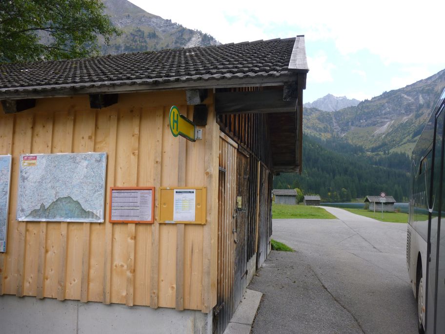 Haltestelle Tannheim Vilsalpsee