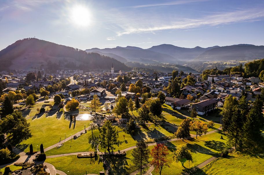 Oberstaufen mit seinem Hausberg Staufen