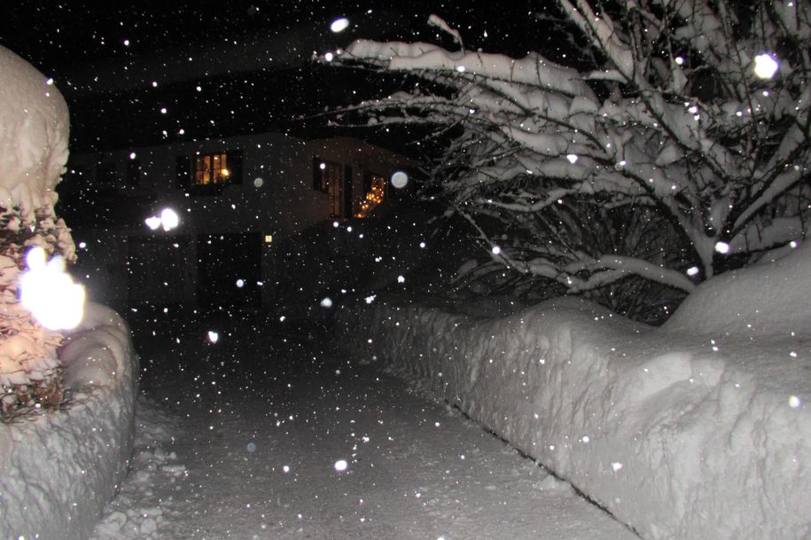 Wintermärchen bei Nacht