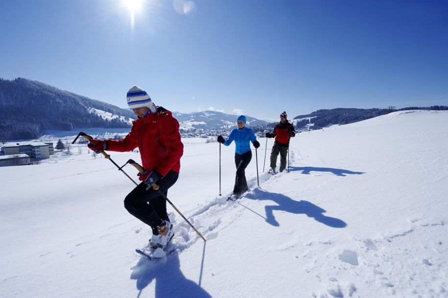 Schneeschuhwandern in Oberstaufen