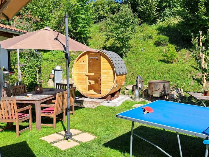 Gästegarten Sauna und Tischtennis