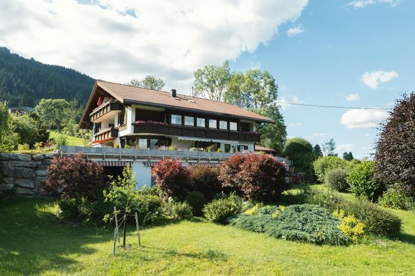 Ferienhaus Riss Bolsterlang Garten