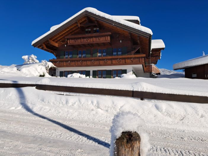 Haus im Winter
