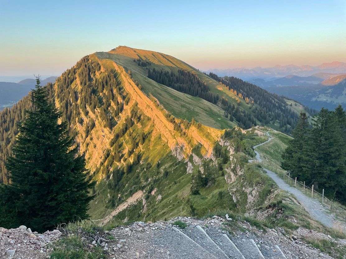 Aufstieg zum Hochgratgipfel