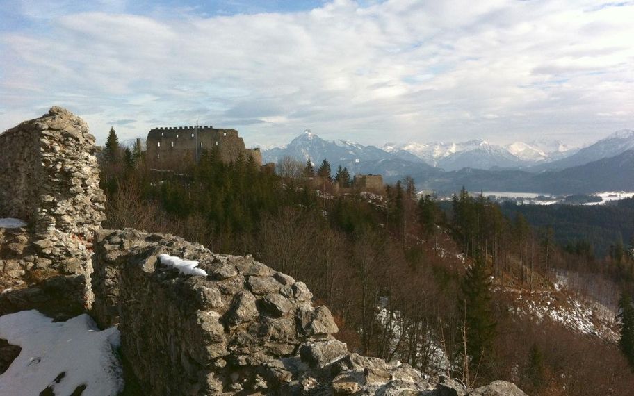 Von Weißensee zu den Burgruinen Eisenberg und Hohenfreyberg