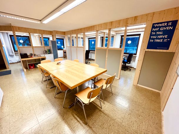 Offener Bereich oder Seminarraum im The White Lake Coworking