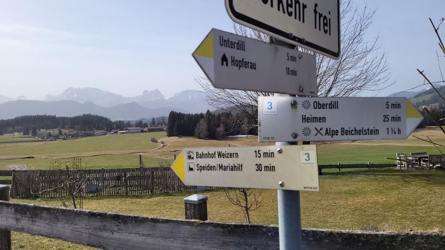 Eisenberg - Weizern - Oberdil - Speiden