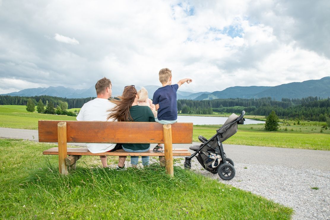 Fischrunde -Kinderwagentaugliche Wanderung in Nesselwang