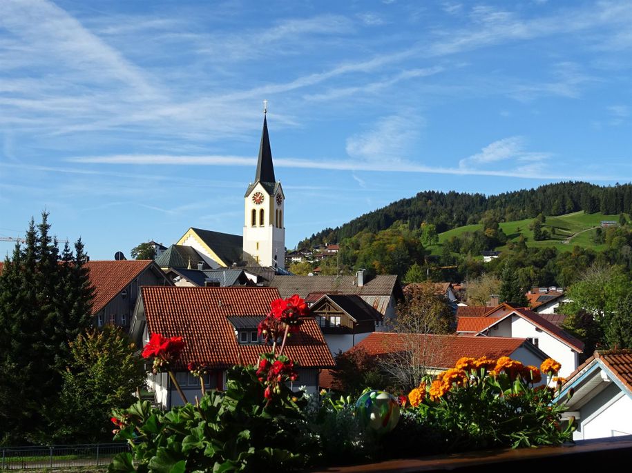 Blick auf Oberstaufen
