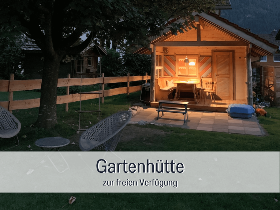 Gartenhütte Abend