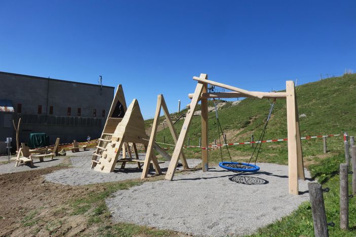 neuer Spielplatz auf dem Hochgrat