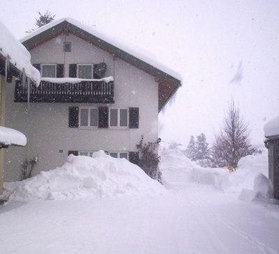 Hausansicht Winter