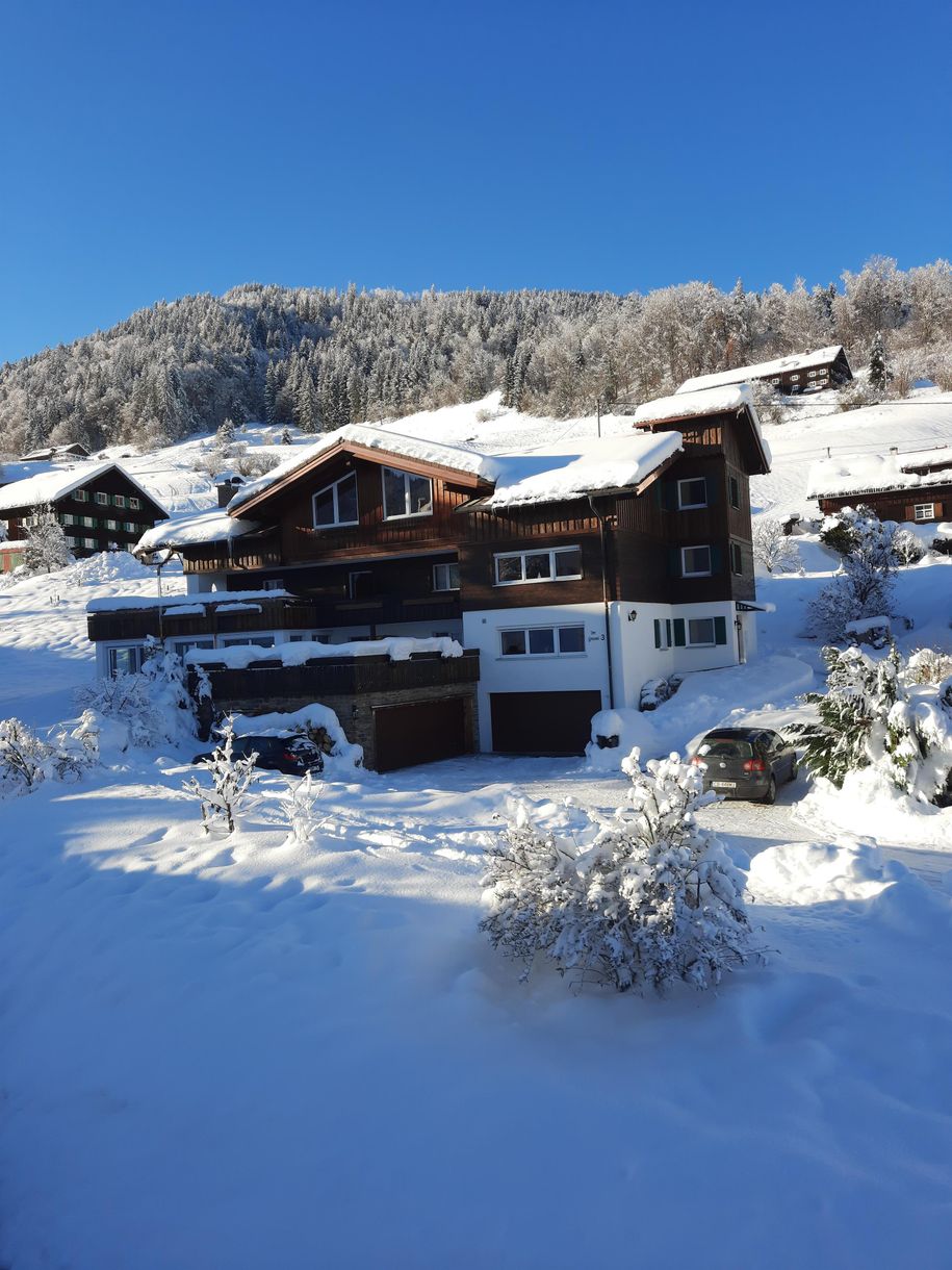 Ferienwohnungen Im Rièd im Winter