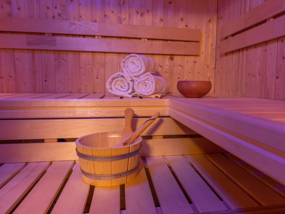 eigene Sauna rund um die Uhr