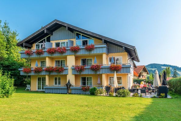 Gartenansicht Hotel