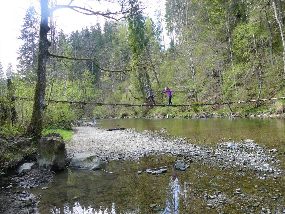 Ausflug zum wenige Kilometer entfernten Hängesteg