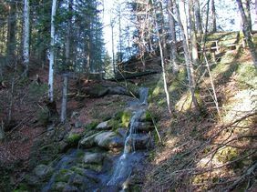 Der "große Wasserfall."