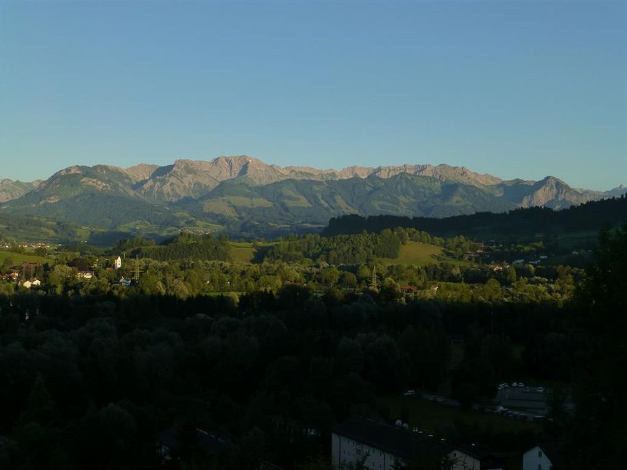 Panorama mit Abendstimmung