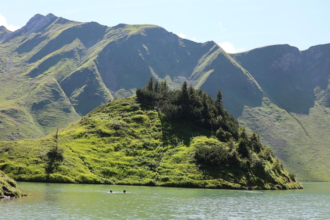Baden im Schrecksee