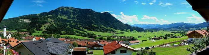 Panorama von unserem Haus