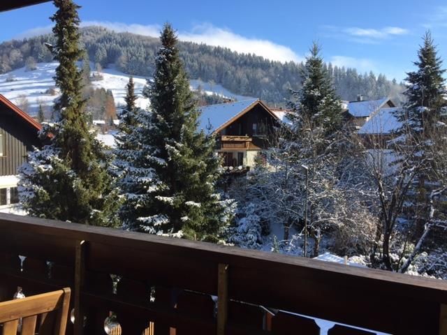 Aussicht auf den Staufen vom Balkon