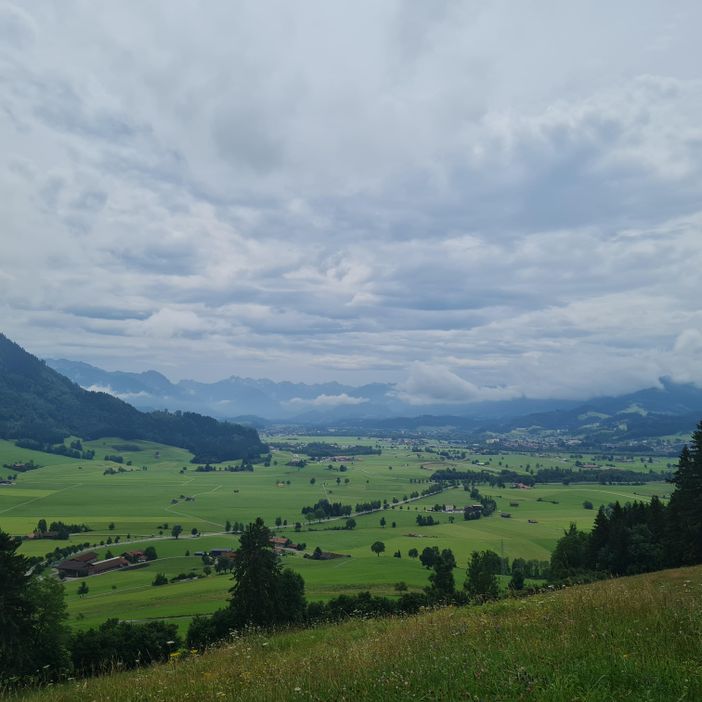 Blick auf Rettenberg von der Gebhartshöhe