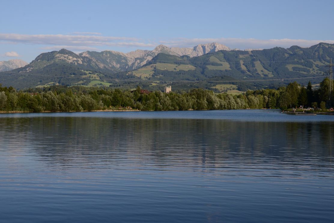 Panoramablick über den Sonthofener See