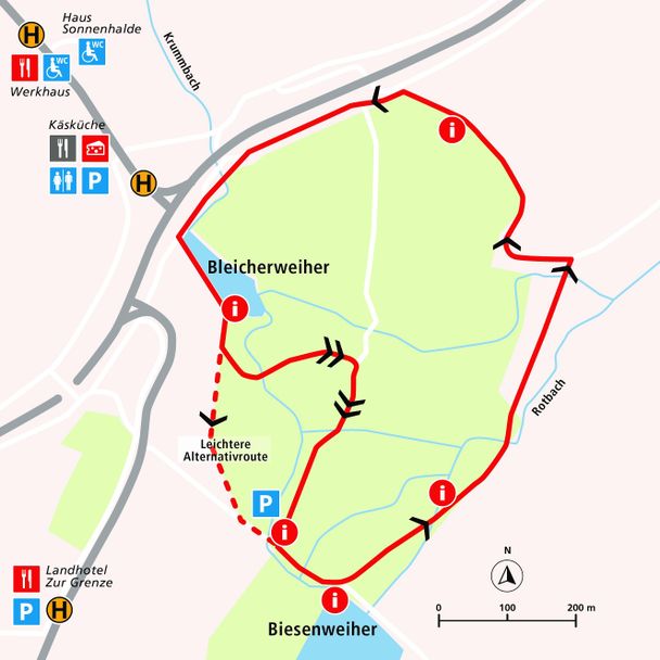 Grafik Biesenweiherrunde