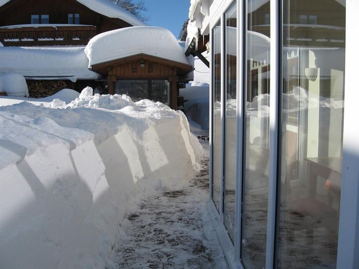 Weg zum Skistadel
